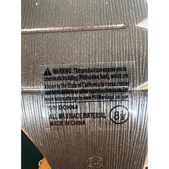 Atalina Womens Tan Cut-Out Platform Wedge Sandals Size 8.5 - Picture 8 of 8